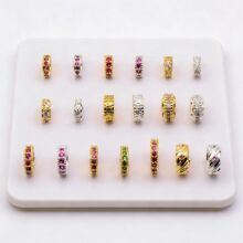 ͭ��18k�߱�ɫ��Ʒdiy���΢���ʯ�����Ƭ���������ִ���֯����
