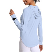 H 93152 Hooded Loose-Fit Yoga Top ��ñ�٤���� �羳ŷ��