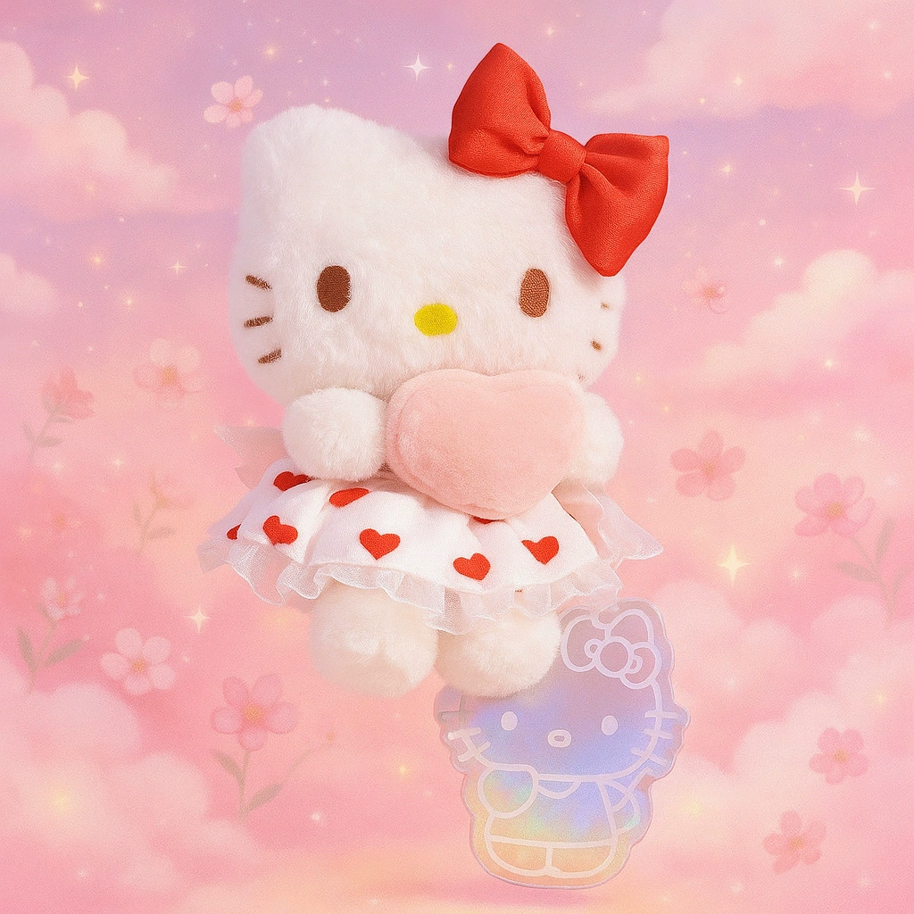 Hello Kitty, оригинальная подвеска, милая кукла, маленькая сумочка