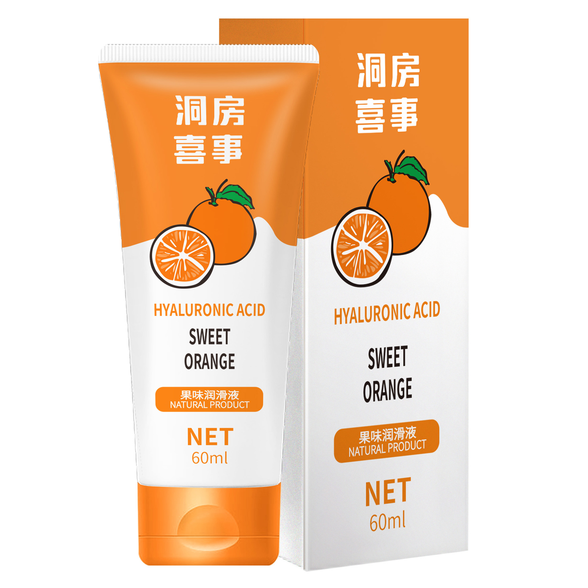 Fruit-Flavored Water-Based Personal Lubricant 60ml, Edible, No-Rinse Formula for Couples — detail image 9