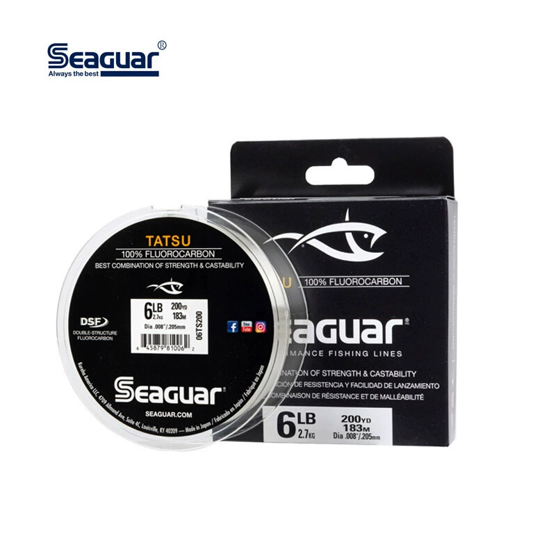 Японский импорт Steguar углеродная линия Seaguar Tatsu флуорокарбоновая леска Luya линия основная леска перед основной линией 183 метров