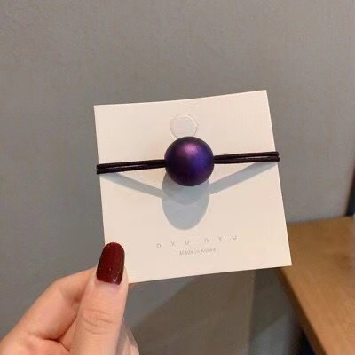 Elástico joyas de cabello de moda con frijoles frescos M anillo de cereza cuerda de cabello al por mayor de la banda de goma cabeza de 100 bolas de cabello rojo una variedad de alta elástica