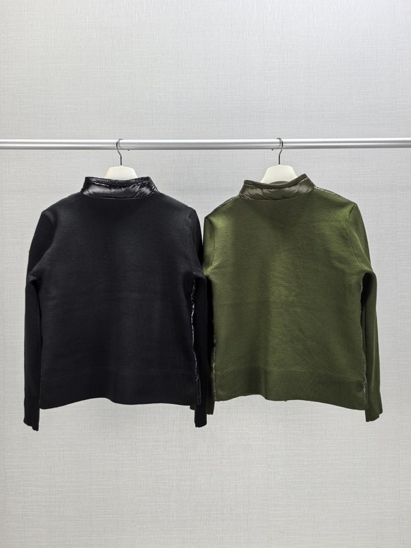 「25FW新款」蒙家轻簿男女款 Padded 纯色拼接拉链长袖羽绒服|undefined