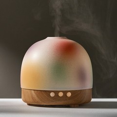 丸太アロマセラピーマシン自動芳香セラミック加湿器コールドフレグランスデバイスディフューザーサイレント霧化エッセンシャルオイル国家トレンド文化創造