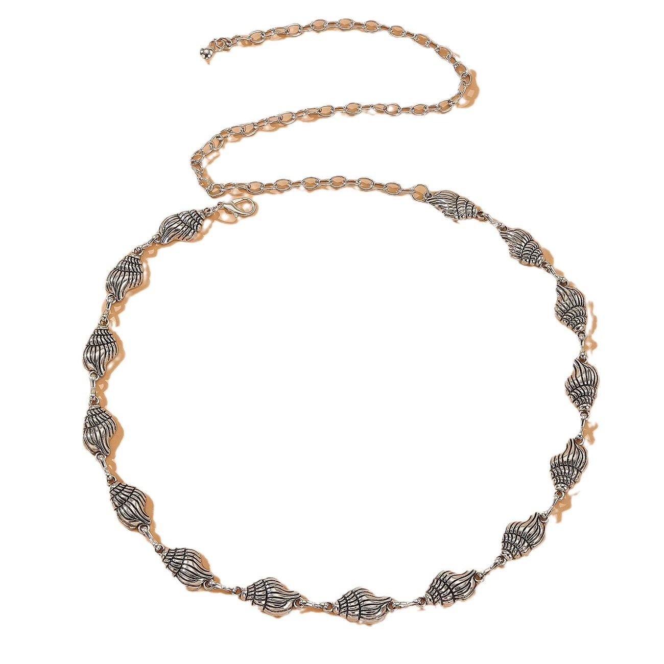 Chain, dress, decorations for leisure, universal brace, metal belt, new collection, wholesale