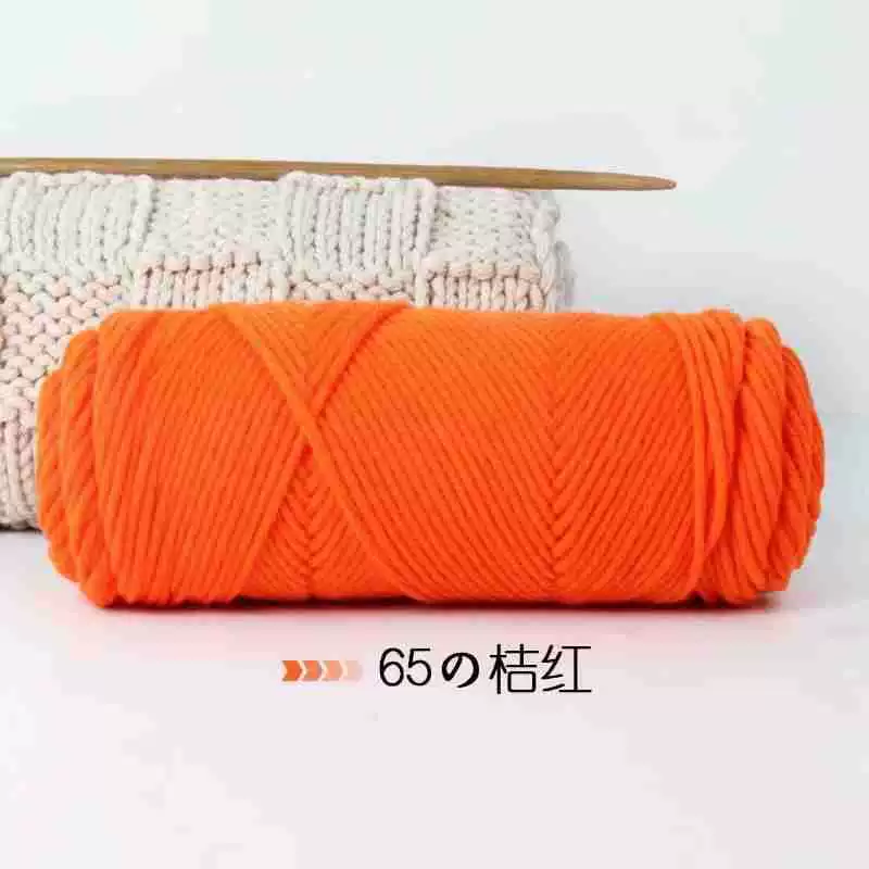 8-проволочная пряжа Lover Cotton, толстая расширенная волокнистость, моток 100 г, крупный вязальный размер 3–7 мм, 5 шт.