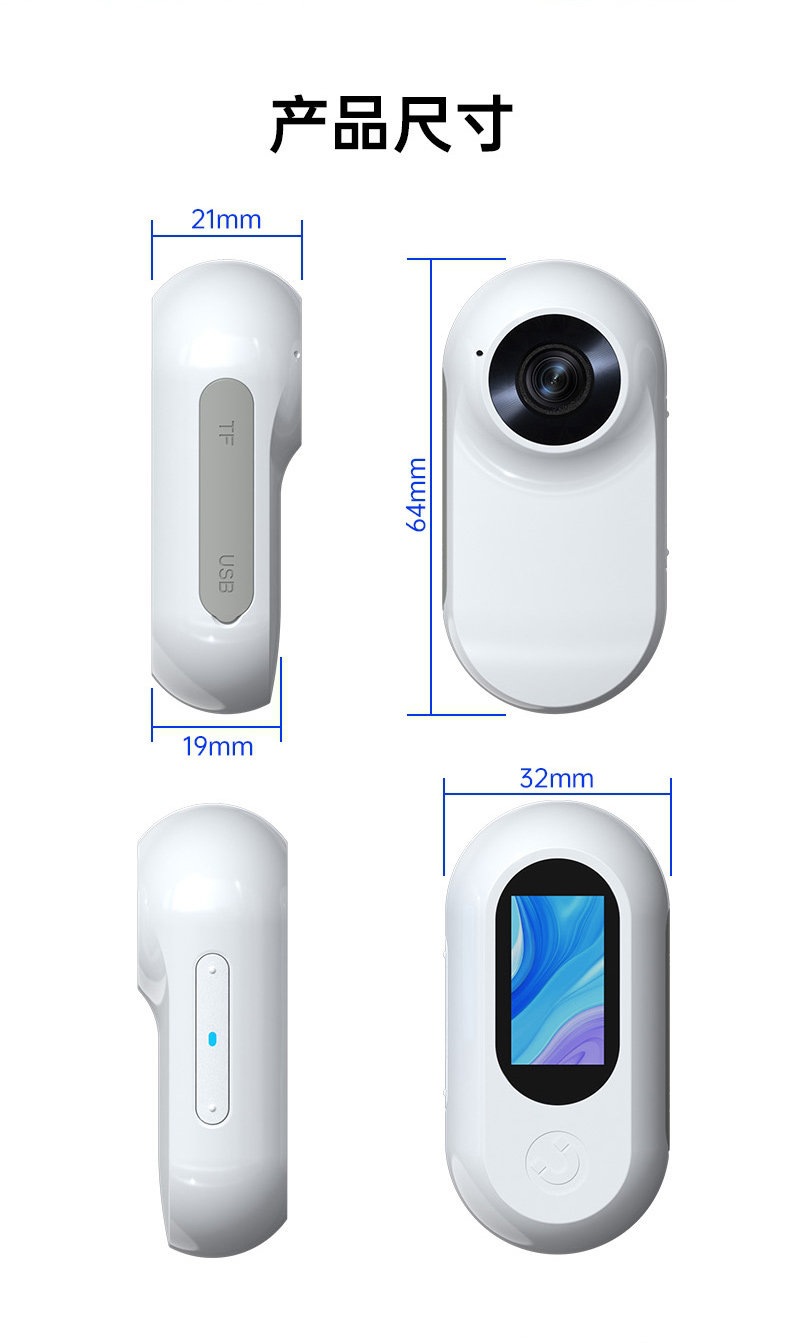 Suitable for Insta360 360-degree sports camera, chest-mounted motorcycle dashcam, thumb pocket