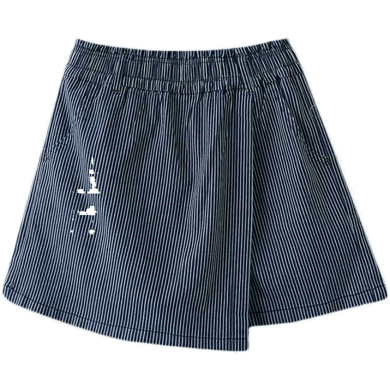 Summer retro jeans, skirt, oversize