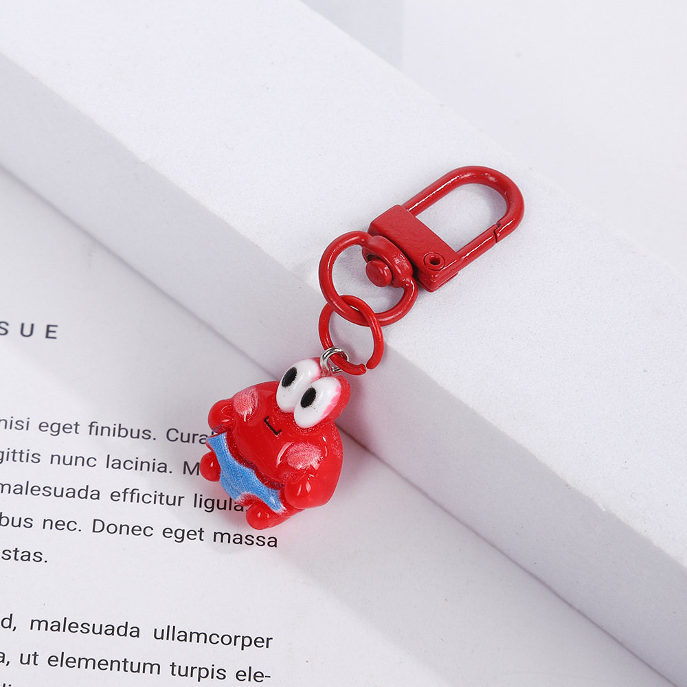 Caricatura encantadora SpongeBob pie estrella de resina llave auriculares colgantes bolsos accesorios amigos regalos