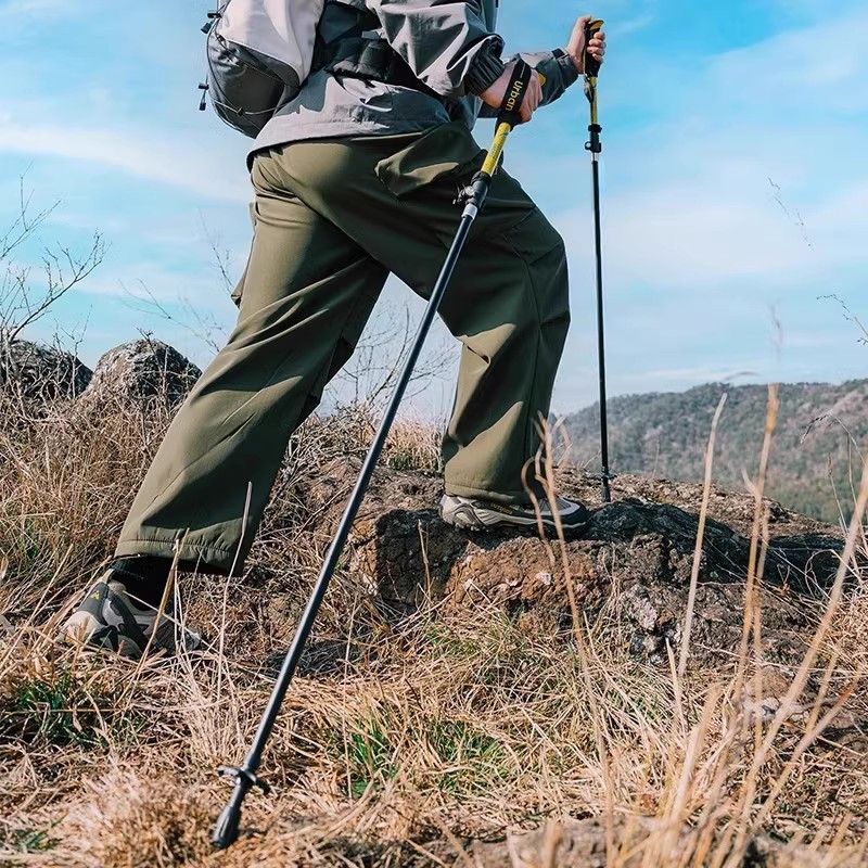 Outdoor climbing stick double load -bearing mountain carbon fiber…