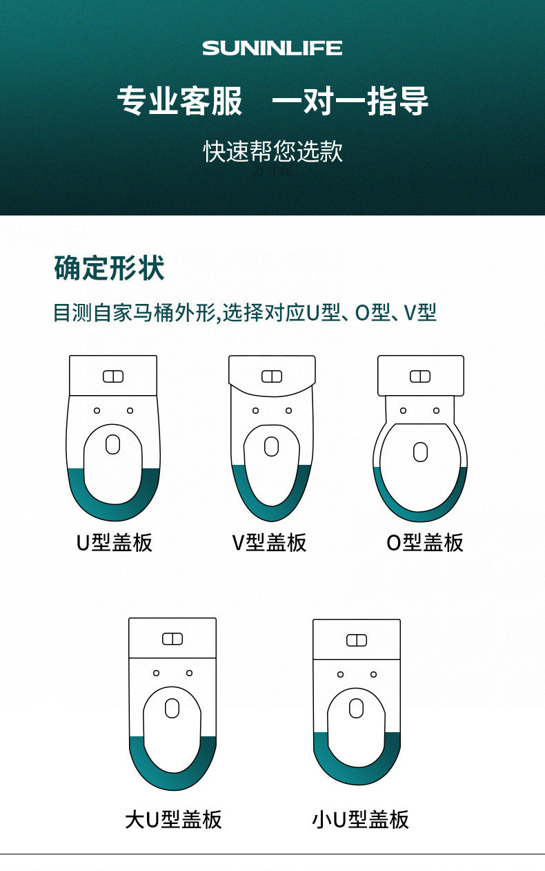 Universal thickened toilet seat covers, household toilet seat covers, old-fashioned toilet seat covers, toilet accessories Application Scenario