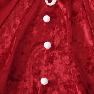 European and American Christmas Hooded Short Cape Children's Cape Cosplay