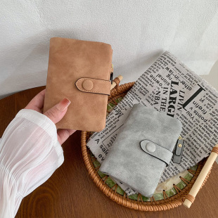 2025 New Women's Wallet Women's High-end Short Wallet Student Women's Ins Women's Wallet Wallet Hand Holder