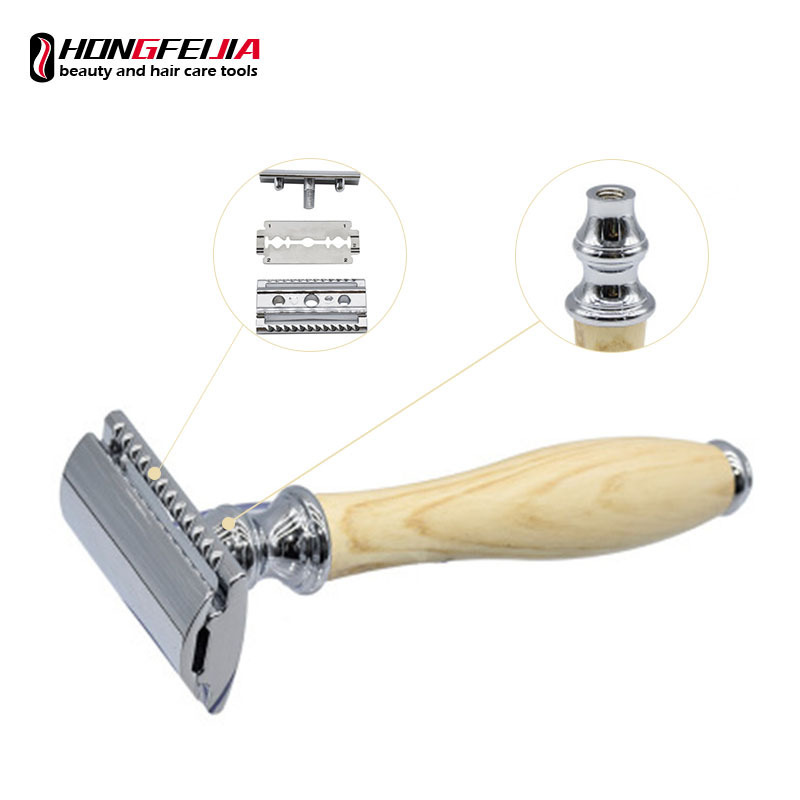 Men's manual razor hair remover old-fashioned double-edged razor manual razor adjustment blade holder double-edged razor