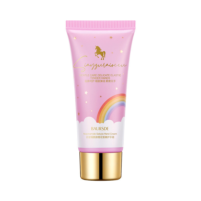 Bactericida Nicotinamida Cherry Flower Soft Hand Cream, hidratante, antiagrietamiento, mejora la rugosidad y la secedad de la crema de manos. image 7