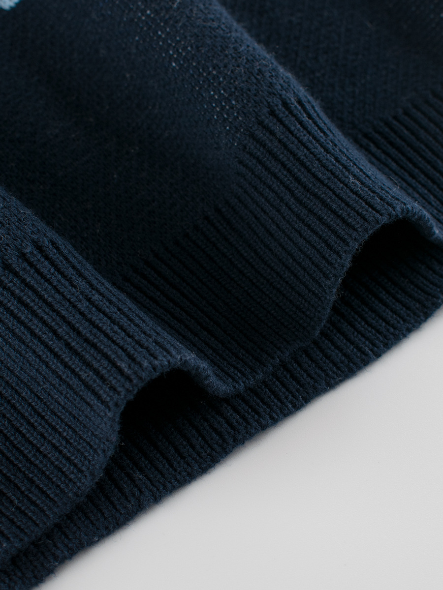 27 niños ropa de estilo coreano para niños 2024 primavera suéter de los nuevos niños suéter de punto jersey de una sola pieza de entrega