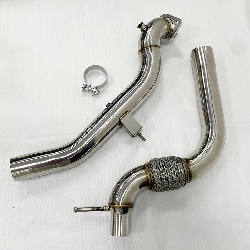 The Exhaust Pipe Head Section Is Suitable for 15-16 Ford Mustang Ecoboost 2.3t Ss 3inch