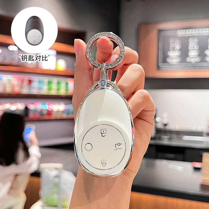 [Trumpchi Aian] 실버 엣지 화이트 + 다이아몬드 반지