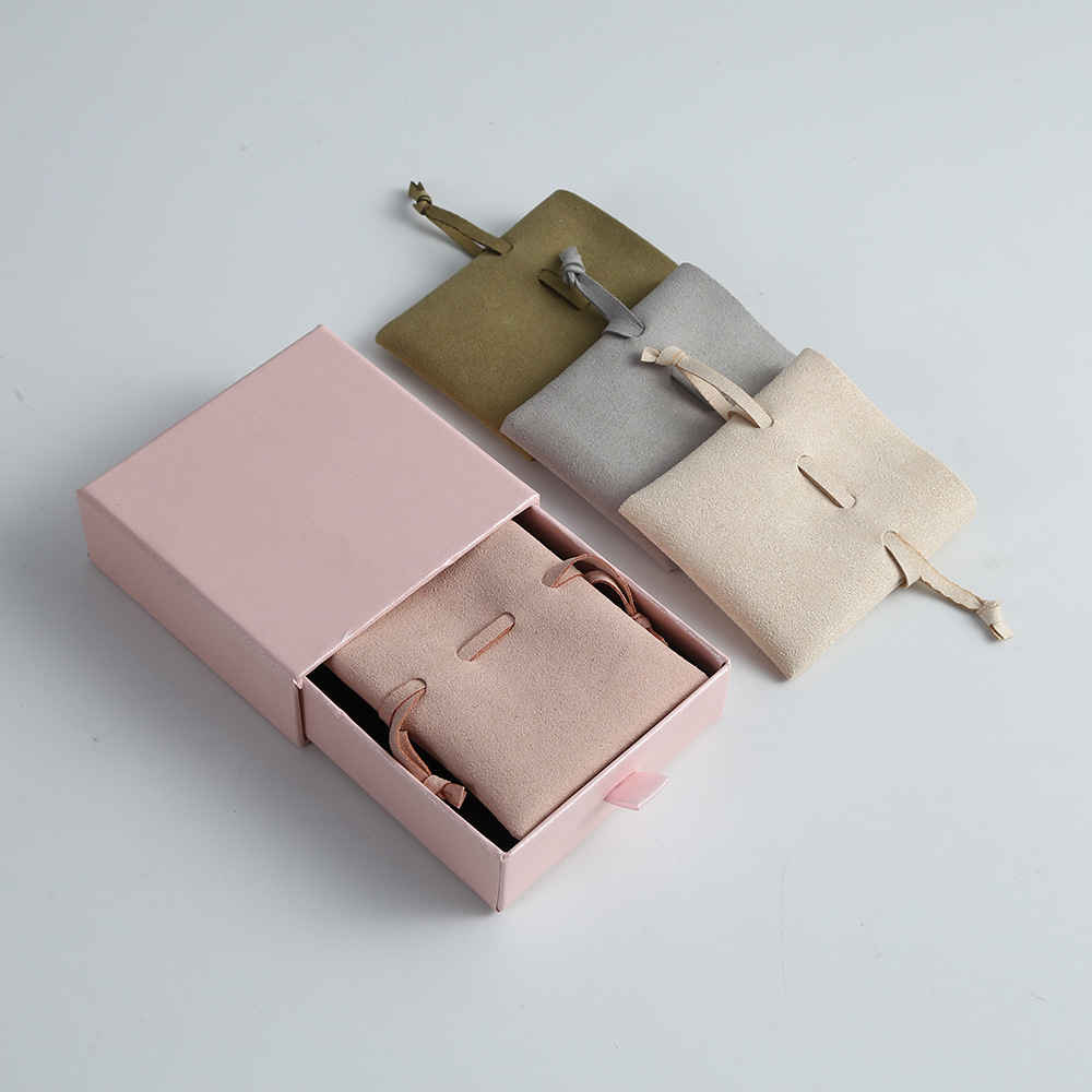 Estilo Simple Color Sólido Cuero Sintético Bolsas Embalaje  Joyería display picture 2