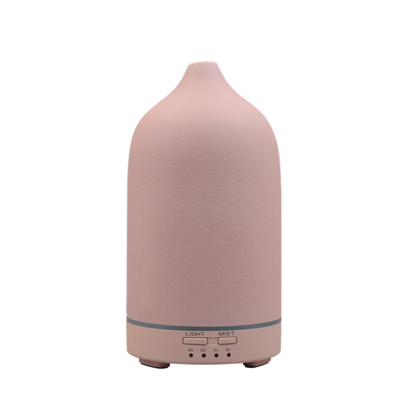 ceramic diffuser 粉色陶瓷精油香薰机160ML 超声波加湿器8色可选