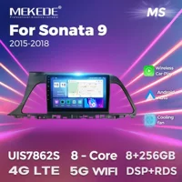 Подходит для Hyundai Sonata 9 15-18 навигация на Android с большим экраном, центральная панель 256Г