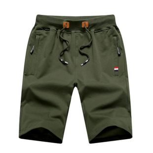 Shorts Men's Cross-border Solid Color Matching Short-sleeved Sports Pants Matching suit Workwear Cross-border Casual Pants Men's Foreign Trade