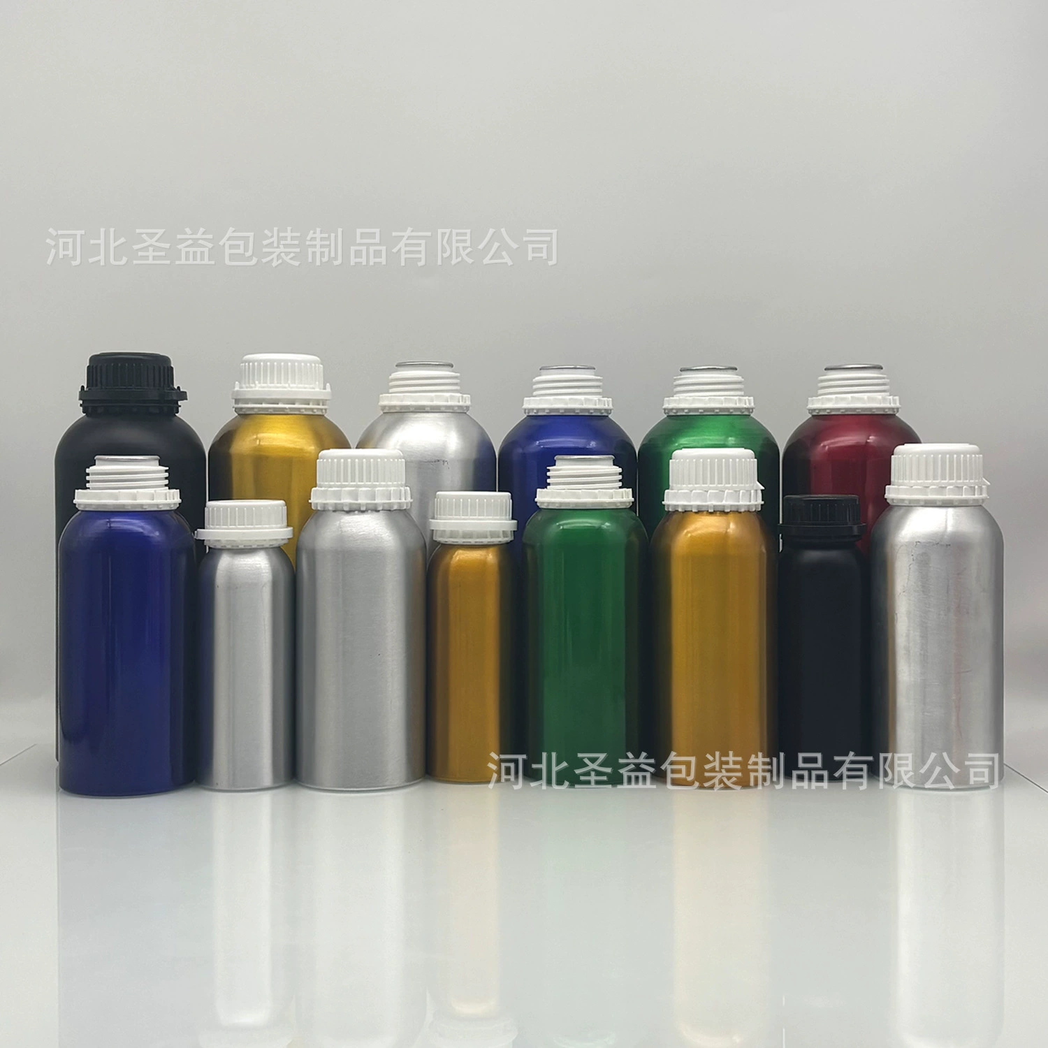 Химические алюминиевые бутылки пустые 50МЛ 100МЛ 150МЛ 200МЛ 250МЛ 300МЛ 500МЛ 1Л для эфирных масел