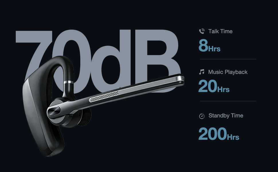 Cross-border bestseller single-ear smart AI noise-canceling Bluetooth headset with long battery life, hands-free for car use, wind noise and tire noise reduction, high sound quality