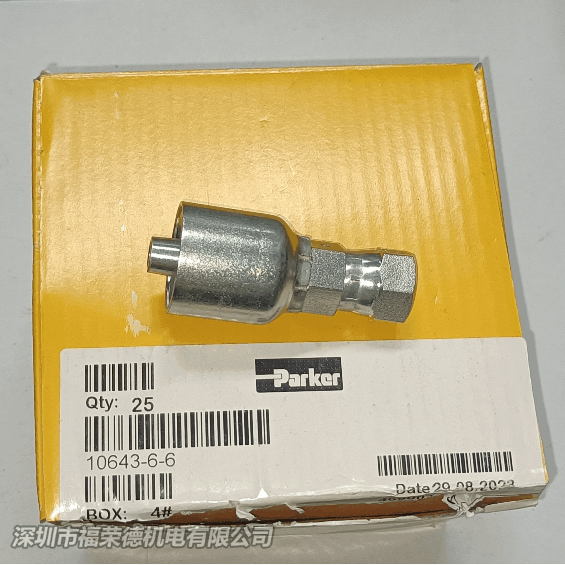 PARKER10643-6-6扣压式液压软管接头43系列派克代理