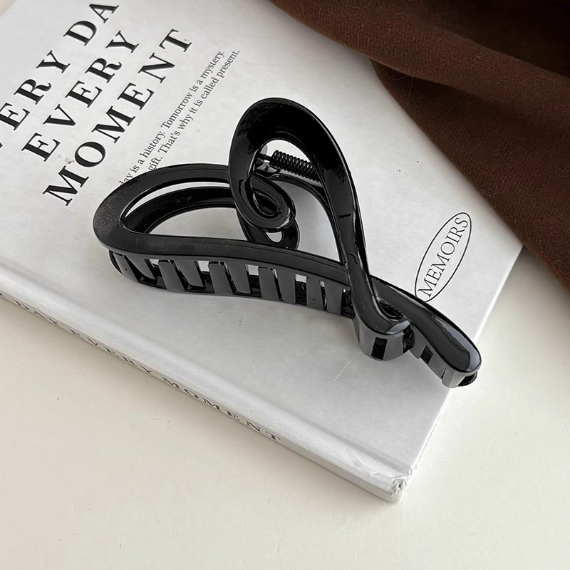 Clip de pelo de gran tamaño esmerilado simple Cabeza trasera updo horquilla de alto grado tiburón clip horquilla tocado al por mayor