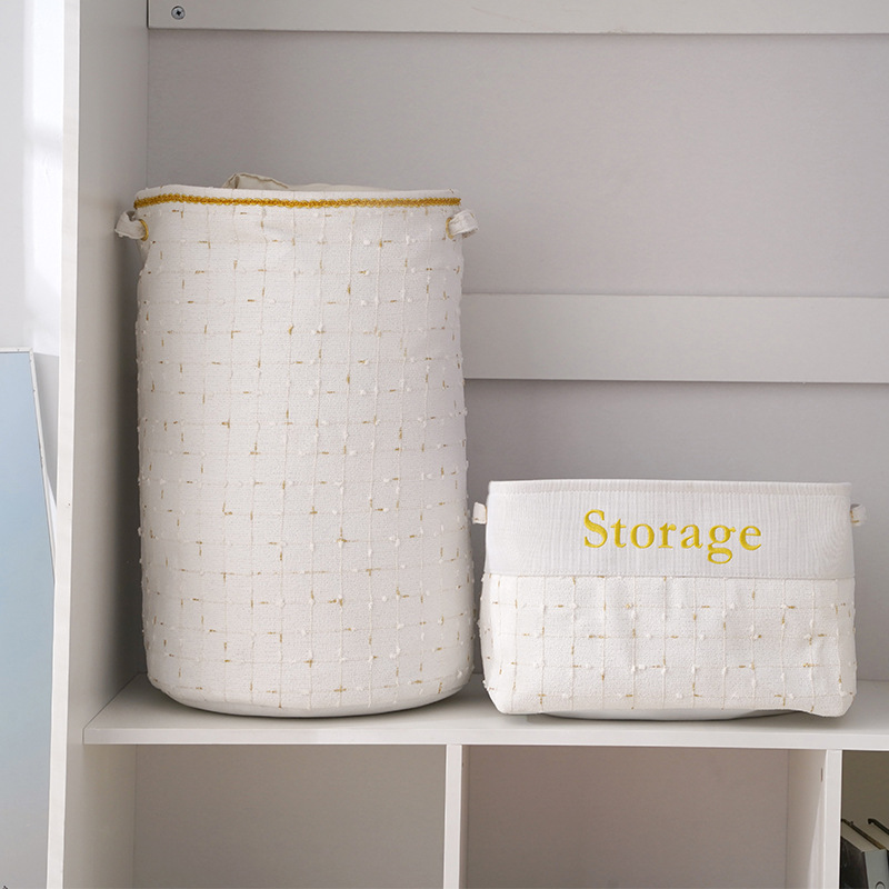 清新收纳筐套装组合 化妆品内衣袜子收纳筐 书籍零食放置篓定制