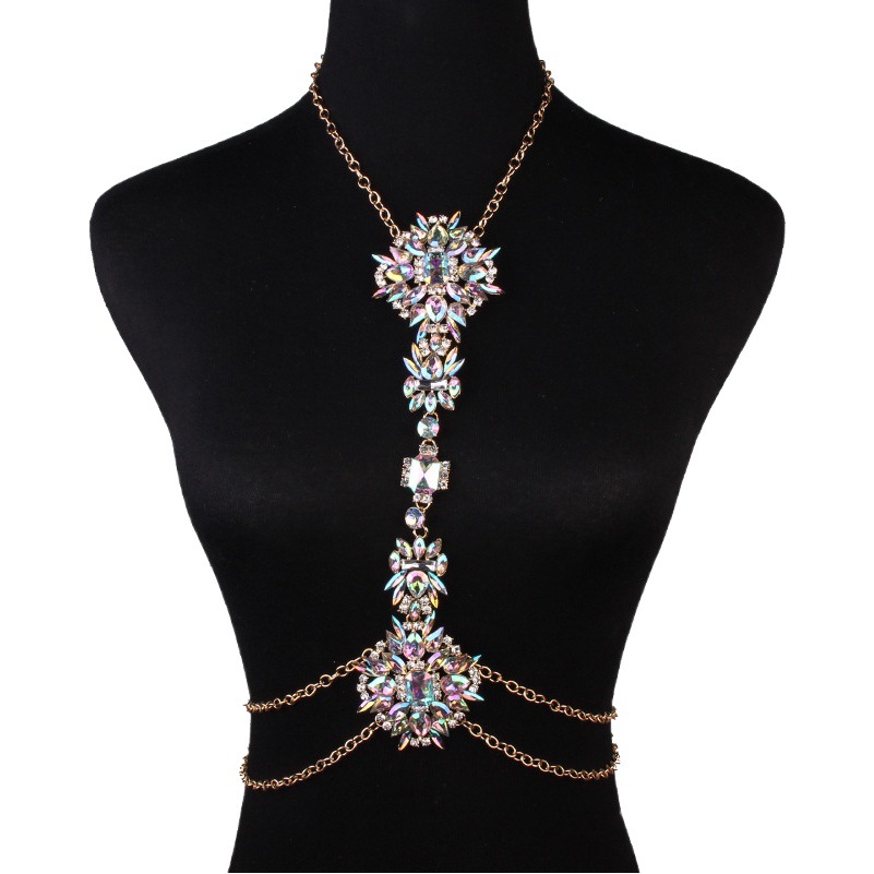 Collar de diamantes para mujer, moda europea