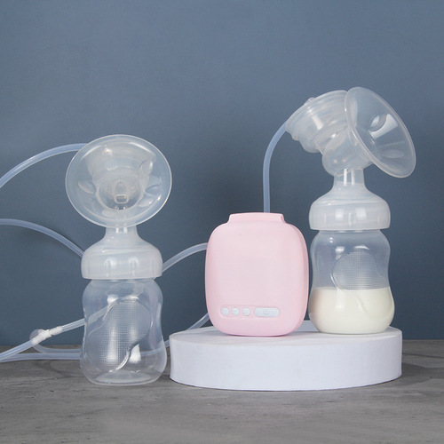 Miss Baby Electric Breast Pump with Full Automatic Suction and Massage Postpartum Breast Milk Stimulator Dual Electric Milk Extractor