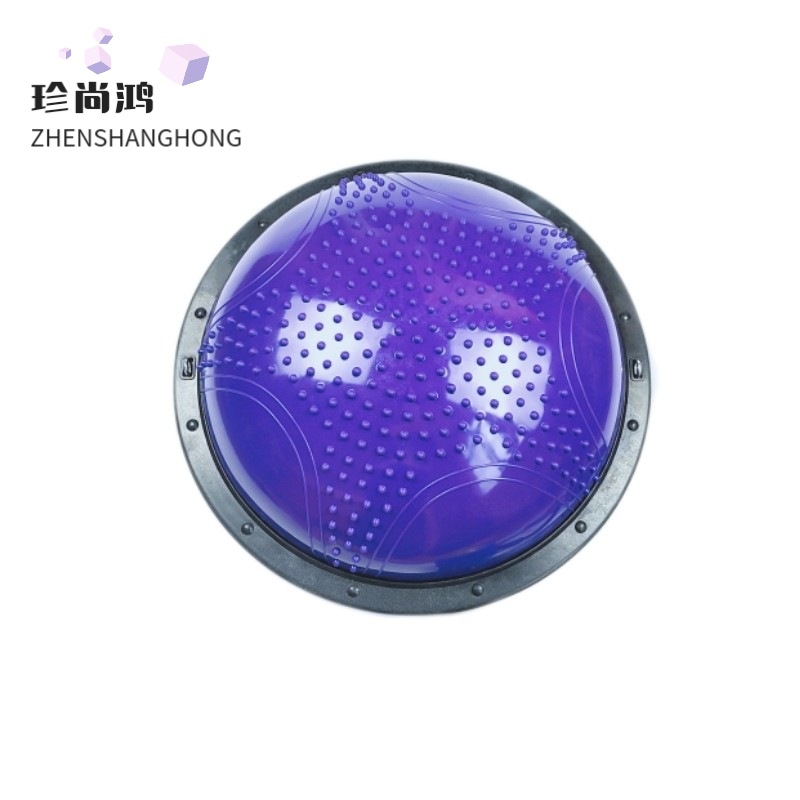 Yoga hemisphere 46cm thickened explosion-proof wave speed ball 58cm fitness semicircle balance ball floating point massage ball wholesale