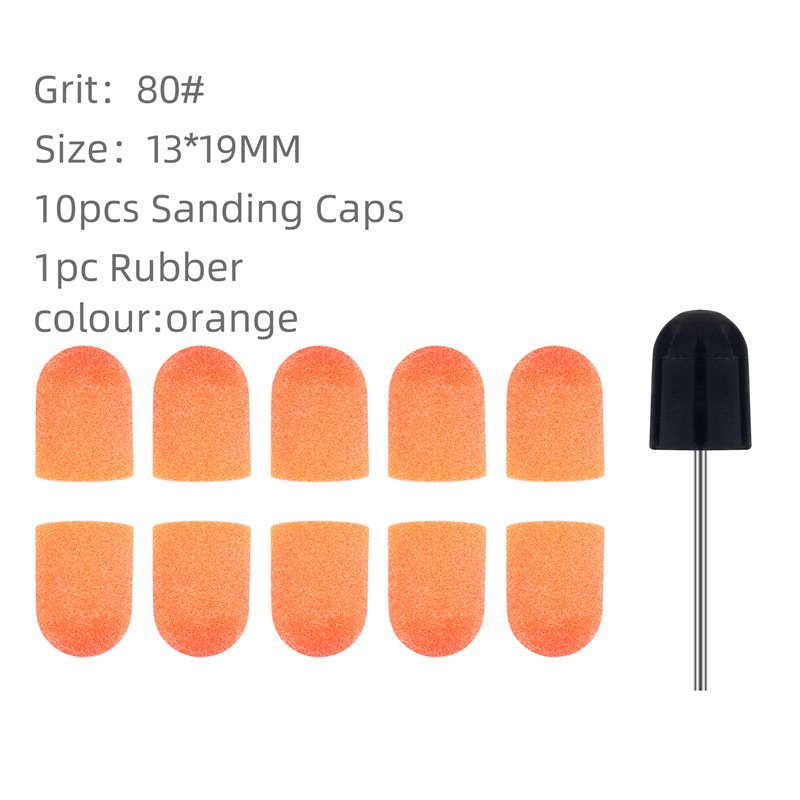 Máquina de pulir de tapas de arena de color de manicura especial transfronteriza herramienta de manicura removedor de uñas eliminación de piel muerta tapa de arena con tambor de arena