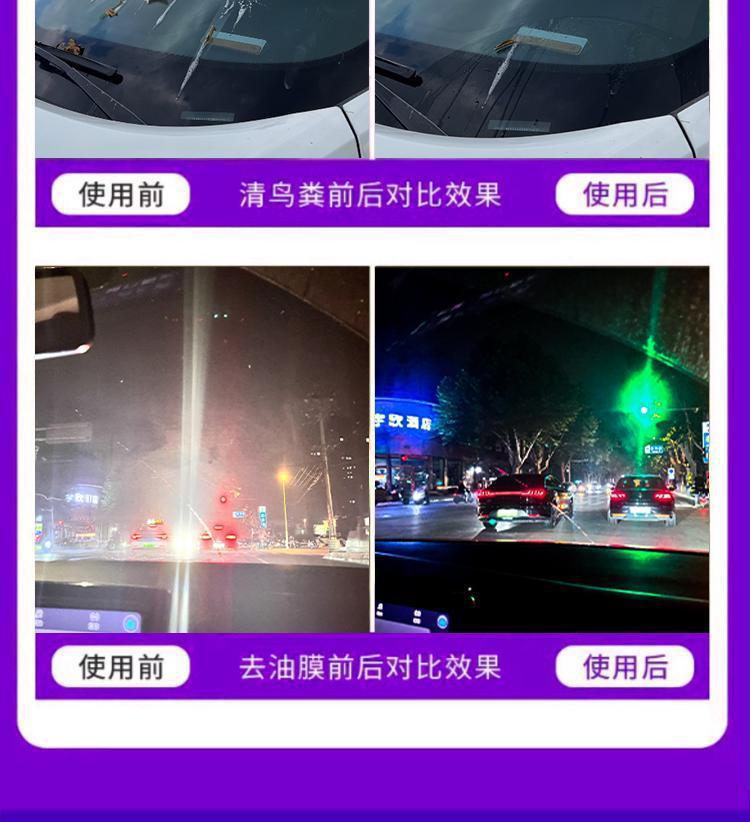 Genuine Glass Cleaner for Removing Oil Film and Stains, Antifreeze for Temperatures Below -40 Degrees, Summer Coating, Winter Wiper Fluid, Large Bottle