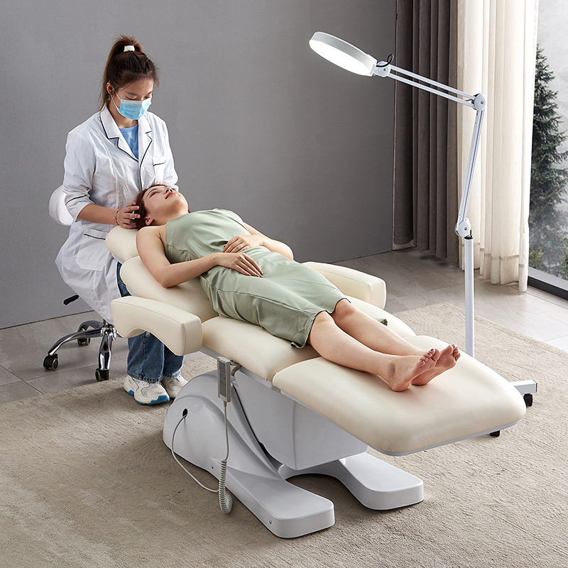 Cama de belleza eléctrica, cama de masaje, silla de fisioterapia para tatuajes, cama de masaje y belleza, cama de tatuajes plegable con elevación, cama de microcirugía