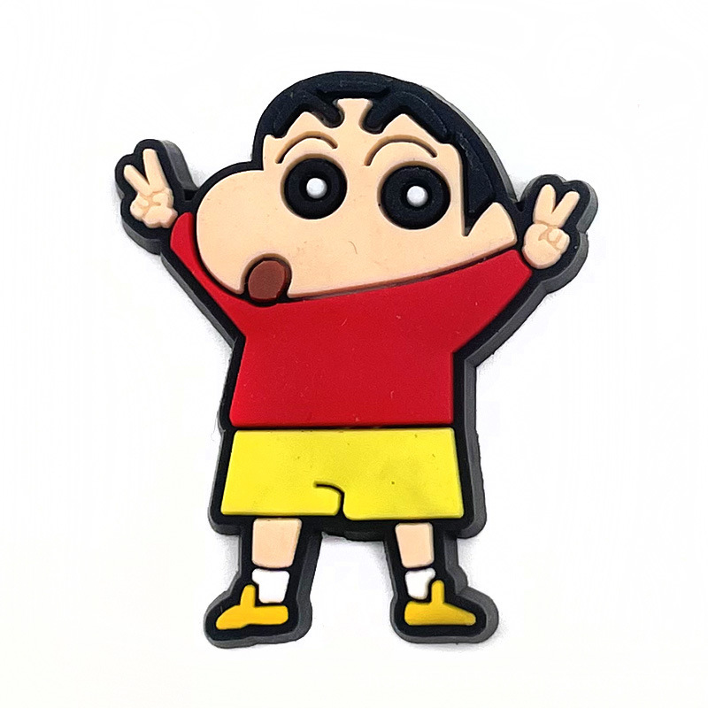 クレヨンしんちゃん 10 新之助クロックス靴バックル靴花 DIY 漫画 Zhibixing クロックス靴アクセサリー|undefined