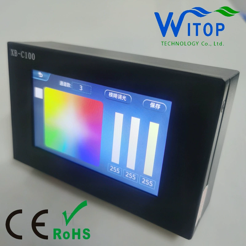 XB-C100 кодер DMX512 Владение, код Writing, код тестовой программы, сенсорный экран, яркость регулируется