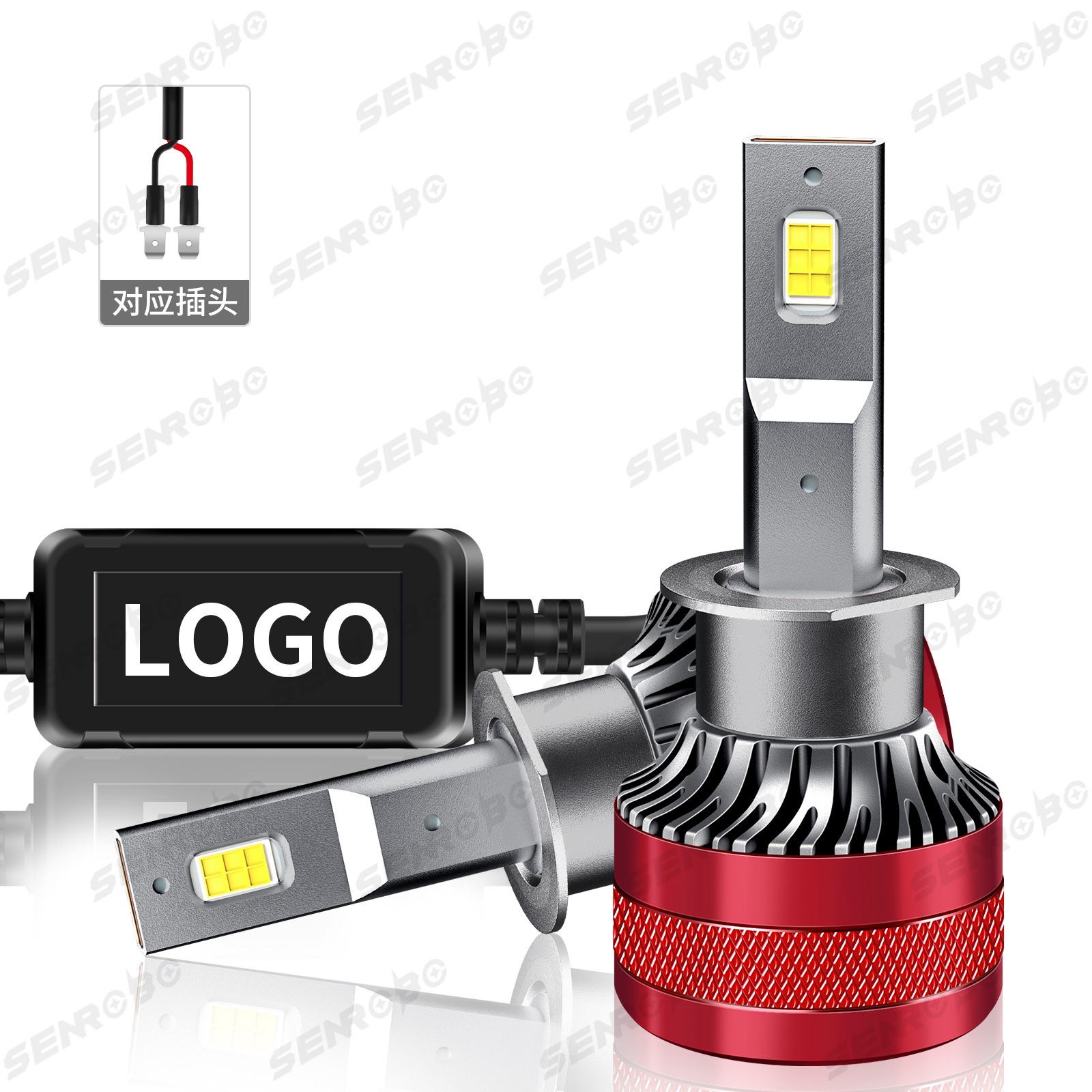 Exclusión transfronteriza para Amazon AliExpress R9 blade coche led faro H1H7H4H11 luz frontal de concentración de alto brillo image 6
