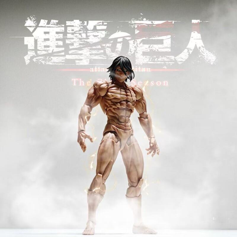 国产海洋堂进击的巨人山口式艾伦关节可动盒装手办批发|undefined