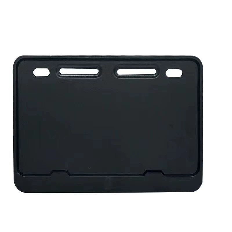 Motorcycle rear license plate frame protective frame for motorcycle pedal license plate border resin universal anti-theft