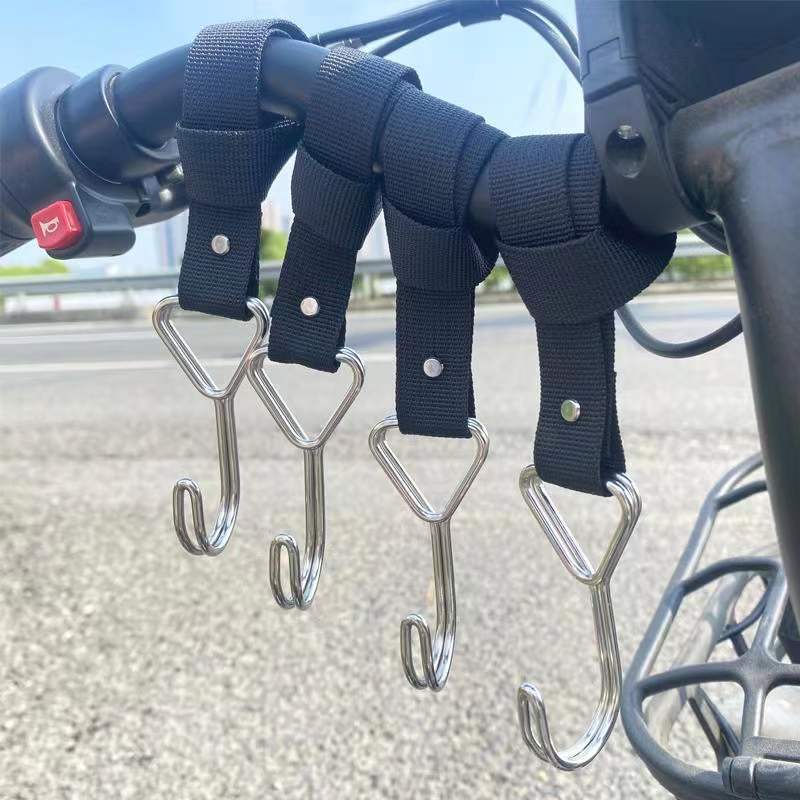 gancho de acero inoxidable para automóviles eléctricos, gancho de batería para automóviles sin perforación, pequeño gancho general para motocicleta autónoma, frente