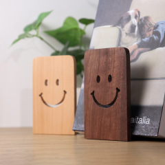 Amazon Bookends Wooden Bookshelf Desktop Solid Wood Bookends Wooden Bookends Cute Trendy Bookends Wholesale