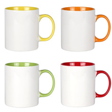 简约时尚新骨瓷国际直筒彩色马克杯陶瓷礼品咖啡杯定制广告logo