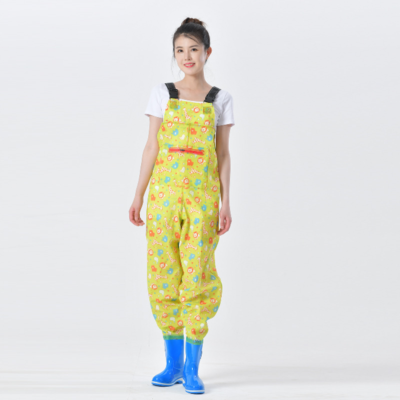 Pantalones de agua de mujer de cinturón, medio cuerpo, zapatos de lluvia de playa, pantalones de lluvia impermeables, ropa de nadar para niños.