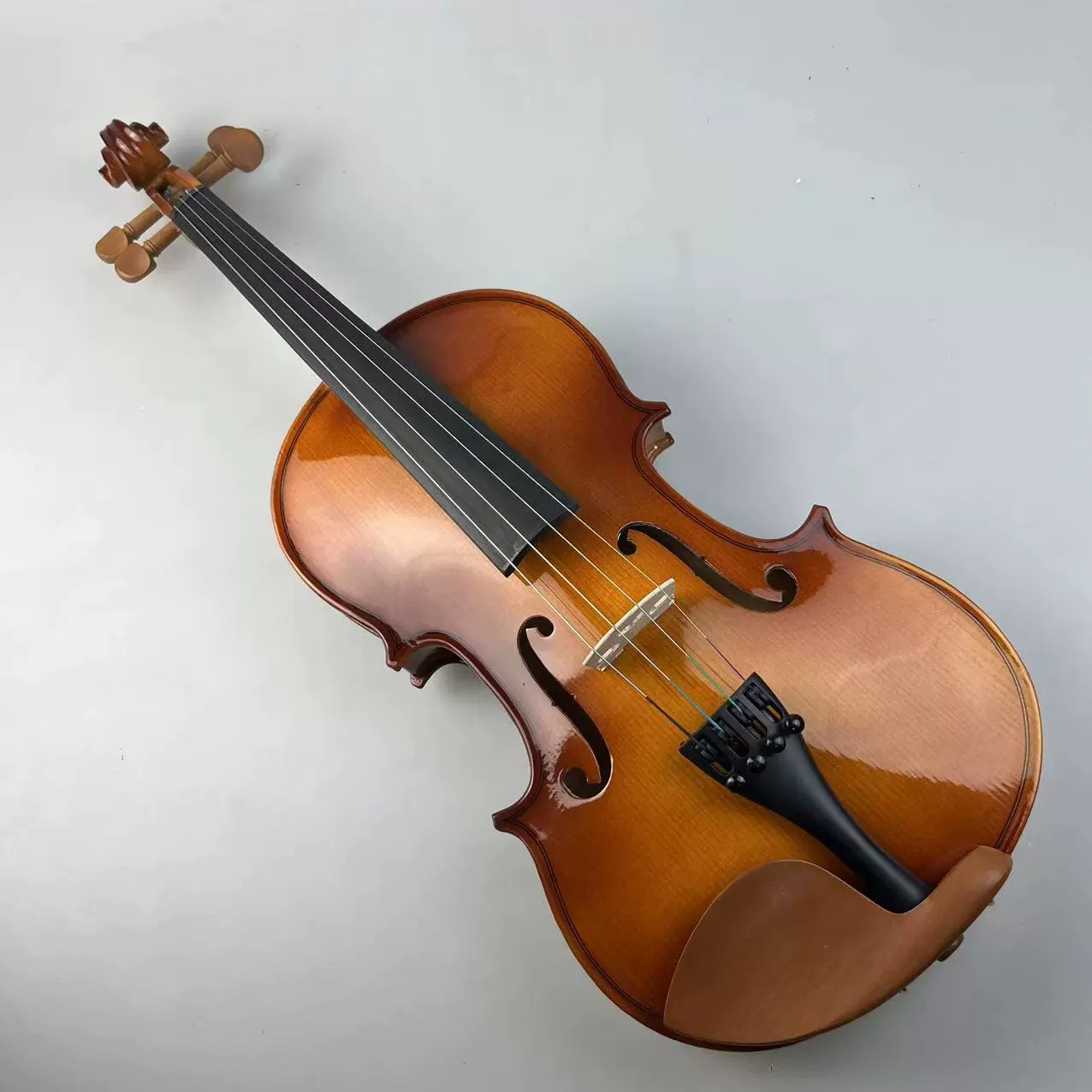 Violin from natural wood, practice, DIY
