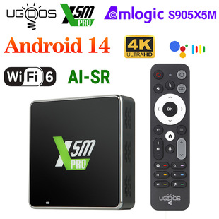 Ugoos X5M Pro Tvbox Android14 Amlogic S905X5M Wifi6 Bt5.4