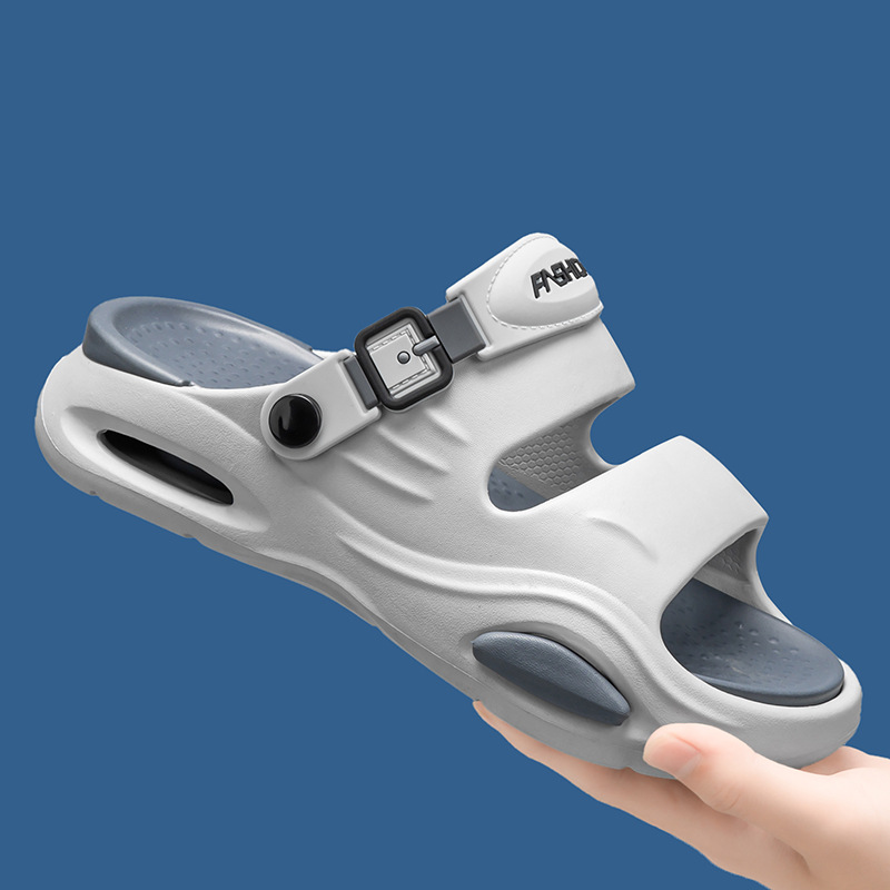 Zapatillas transfronterizas, estilo nuevo de verano para hombres, chanclas antideslizantes, conducción de moda, sandalias de playa deportivas de doble uso