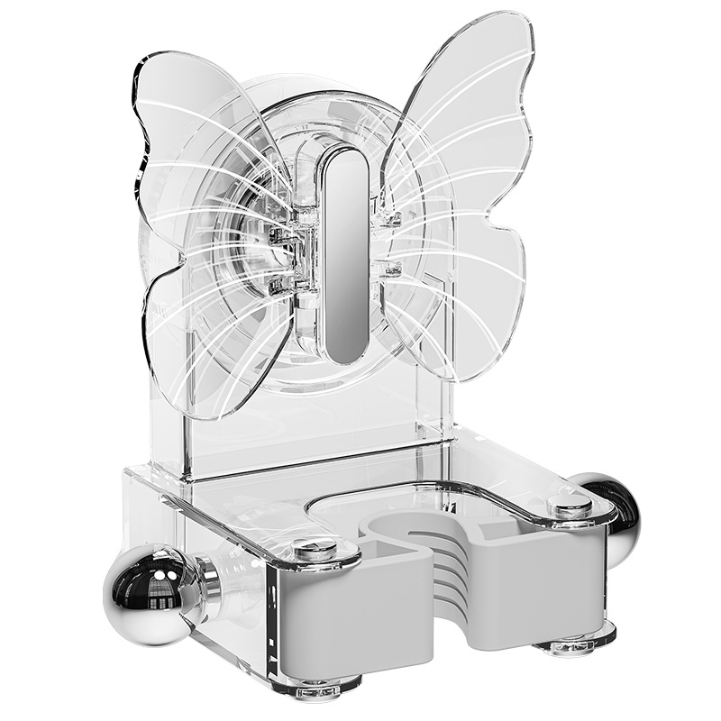 Mariposa baño trapeador clip hanger sin perforación inodoro pared ventosa estante de almacenamiento estante de almacenamiento gancho de fijación